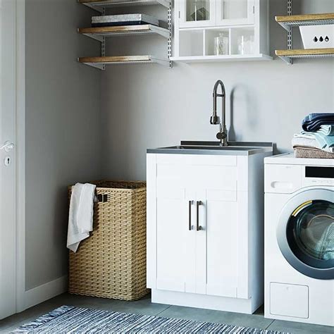 laundry room utility sink cabinets